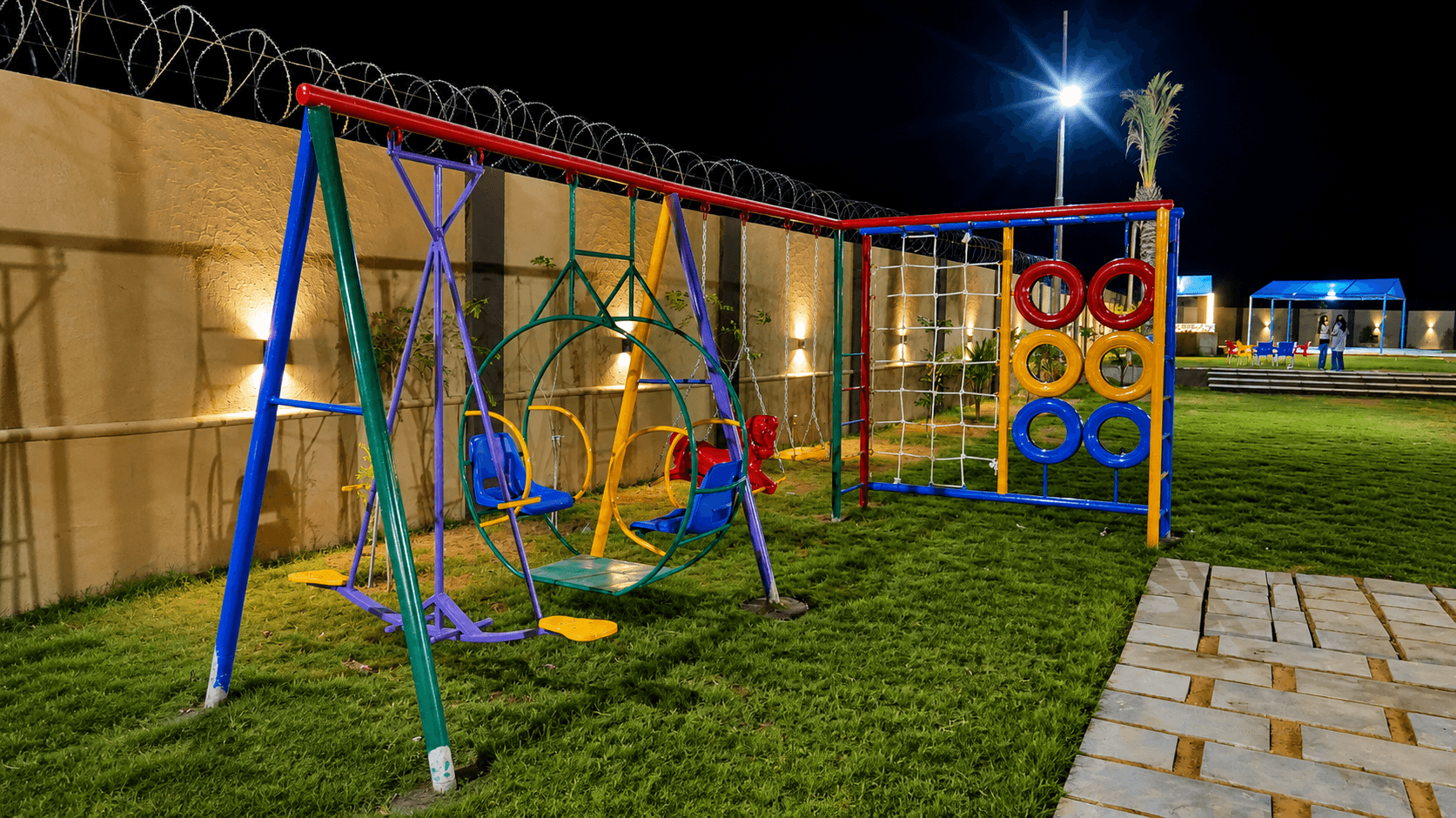 Children's outdoor play area